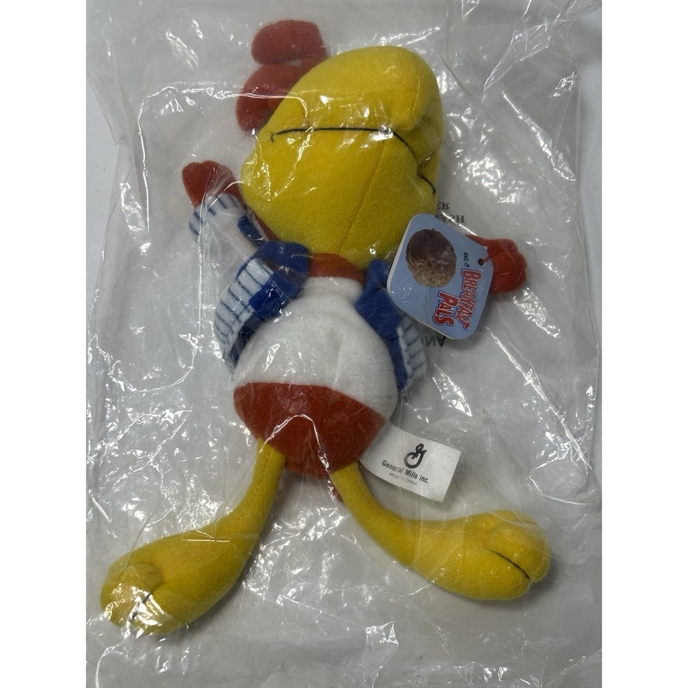 General Mills 1998 Sunny the Cuckoo Bird Cocoa Puffs Plush Breakfast Pals New